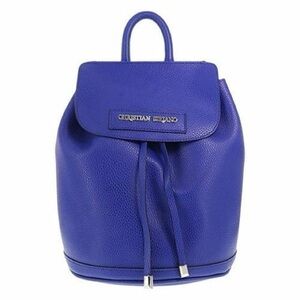 CHRISTIAN SIRIANO Blue w SILVER Interior CONVERTABLE Backpack handbag convertabl